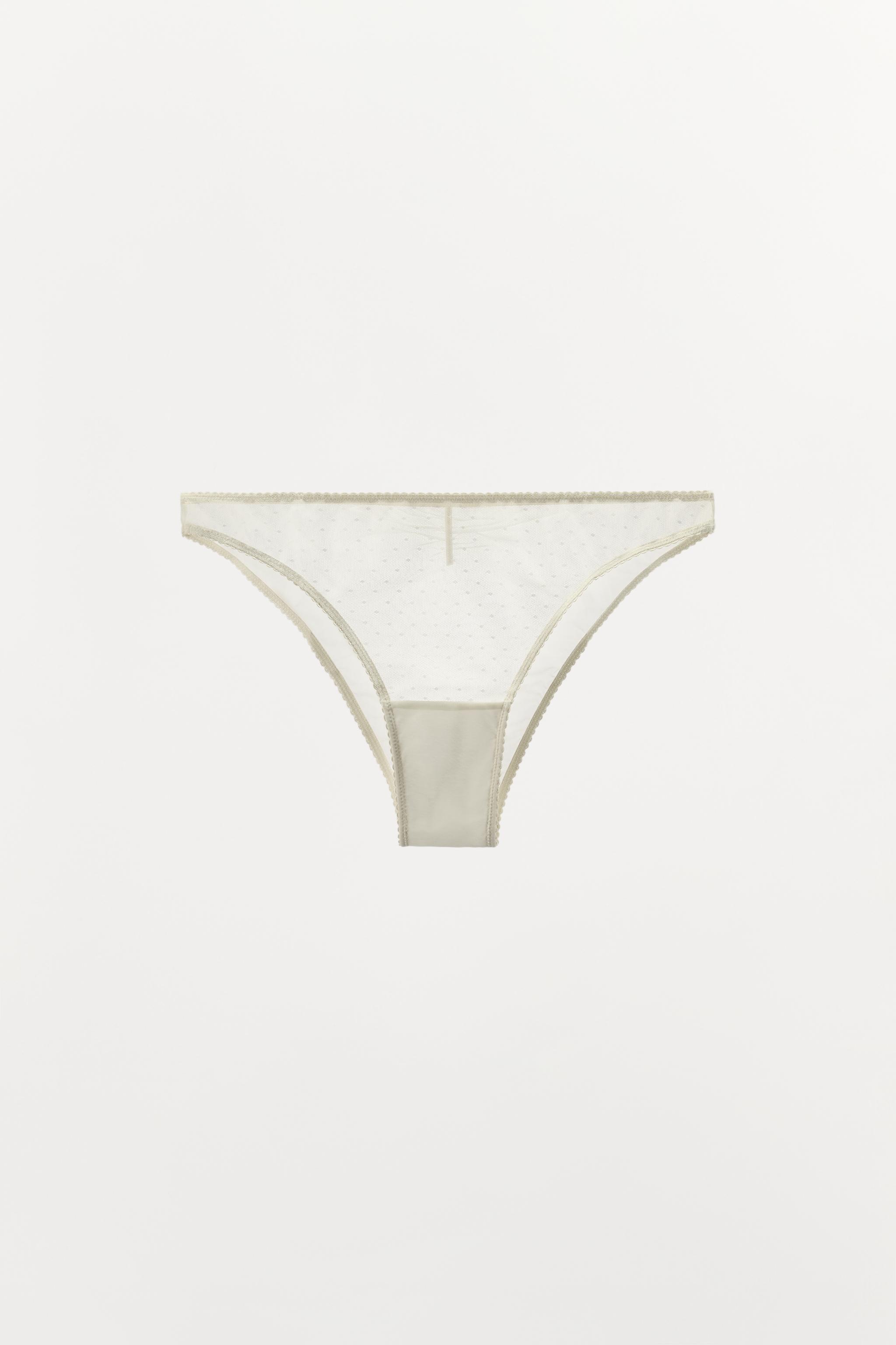 POLKA DOT MESH UNDERWEAR